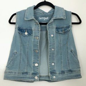 Cat & Jack~ Girls denim vest